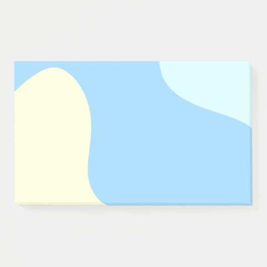 Abstracte organische vormen post-it® notes (Voorkant)