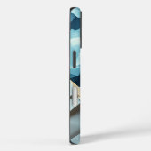 Abstracte origami hemel en goud Case-Mate iPhone case (Achterkant / Rechts)