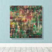 Abstracte originele canvasprinters canvas afdruk (Insitu (Houten vloer))