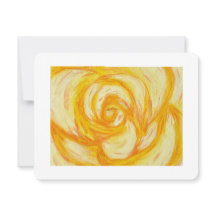 Abstracte originele kunst van Gele Roos