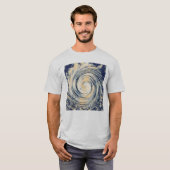 Abstracte orkaankunst Storm T-shirt (Voorkant volledig)