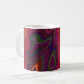 Abstracte Overbelasting Koffiemok (Voorkant links)