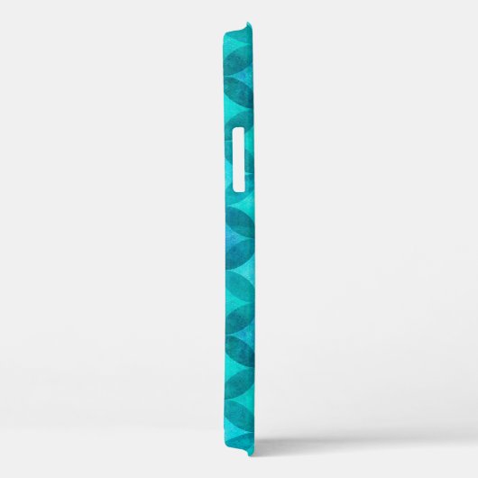 Abstracte overlappende cirkels naadloos patroon. W Case-Mate iPhone Case (Achterkant / Rechts)