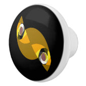 ABSTRACTE OWL KERAMISCHE KNOP (Rechts)