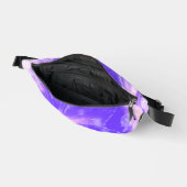 Abstracte Paardebloemen & vuurvliegjes Roze Paarse Heuptasje (Open)