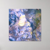 Abstracte Paarse aura-kracht Canvas Afdruk (Voorkant)