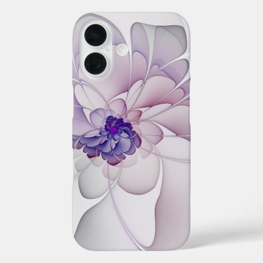 Abstracte Paarse bloem Case-Mate iPhone Case (Achterkant)