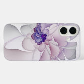 Abstracte Paarse bloem Case-Mate iPhone Case (Achterkant (horizontaal))