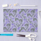 Abstracte paarse bloemen tissuepapier (Craft)