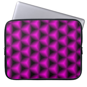 Abstracte paarse geometrische achtergrond.abstract laptop sleeve