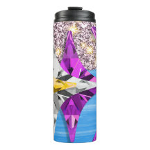 Abstracte Paarse Geometrische Kristal Glitter Reis