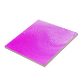 Abstracte Paarse Golven Cersmische Tegel Tegeltje (Zijkant)