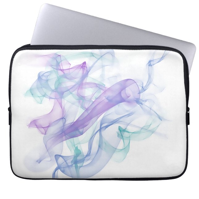 Abstracte Paarse haas Laptop Sleeve (Voorkant)