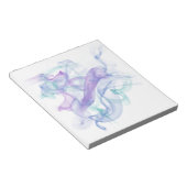 Abstracte Paarse haas Notitieblok (Schuin)