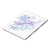 Abstracte Paarse haas Notitieblok (Gedraaid)