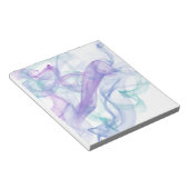 Abstracte Paarse haas Notitieblok (Schuin)