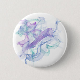 Abstracte Paarse haas Ronde Button 5,7 Cm