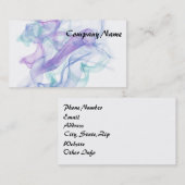 Abstracte Paarse haas Visitekaartje (Voorkant / Achterkant)