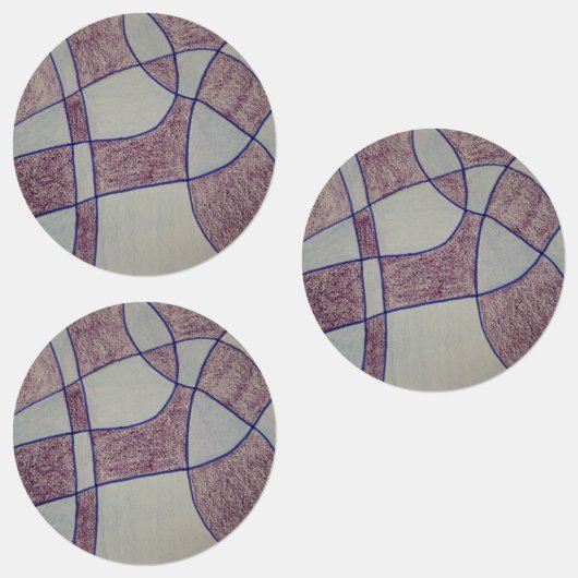 Abstracte paarse labels (Groep)