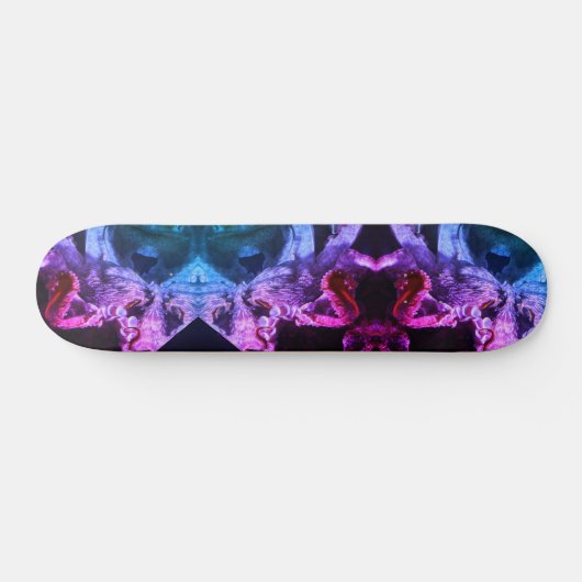 Abstracte Paarse Octopus, 7 3/4 "Skateboard Deck Skateboard (Horizontaal)