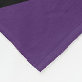 Abstracte Paarse polygons Fleece Deken (Hoek)