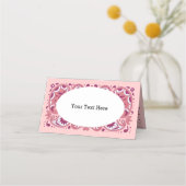  Abstracte Paisley Pattern Shades of Pink (Achterkant)