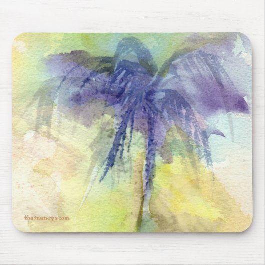 Abstracte Palm Mousepad Muismat (Voorkant)