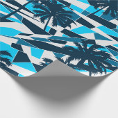 Abstracte palmbomen met surf cadeaupapier (Hoek)