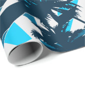 Abstracte palmbomen met surf cadeaupapier (Rol Hoek)