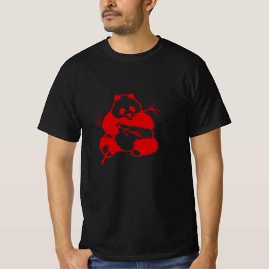 Abstracte Panda T-shirt (Voorkant)
