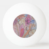 Abstracte pasteelbloemen pingpongballen (Achterkant)