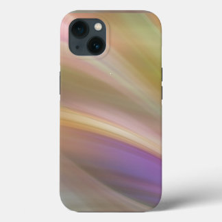 Abstracte pasteelkleuren iPhone 13 hoesje