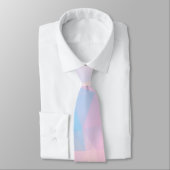Abstracte pasteelkleuren met lage poly achtergrond stropdas (Gebonden)