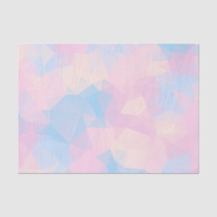 Abstracte pasteelkleuren met lage poly achtergrond tissuepapier