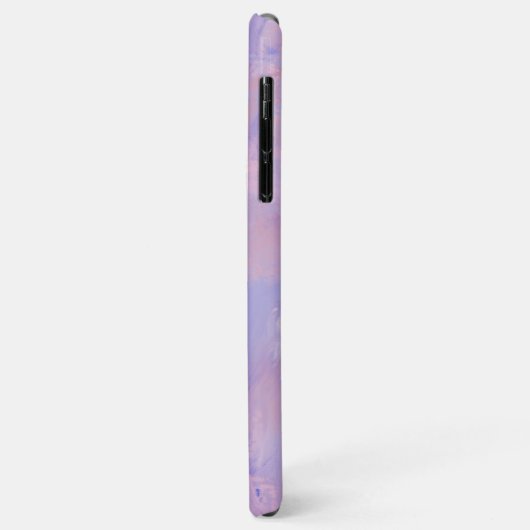 Abstracte pastel Blush roze en blauw Case-Mate iPhone Case (Achterkant/links)