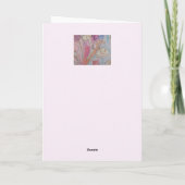 Abstracte Pastel Floral Verjaardag Kaart (Achterkant)