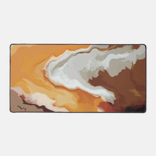 Abstracte pastel Paint Fox Tail Edition Bureaumat (Voorkant)