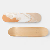 Abstracte pastel Paint Ginger Edition Skateboard (Horizontaal)