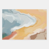 Abstracte pastel Paint Summer Edition Inpakpapier Vel (Voorkant 3)