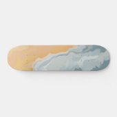 Abstracte pastel Paint Summer Edition Skateboard (Horizontaal)