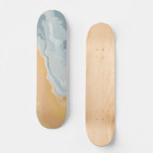 Abstracte pastel Paint Summer Edition Skateboard (Voorkant)