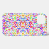 Abstracte pastelbloemen Case-Mate iPhone case (Achterkant (horizontaal))