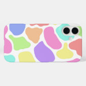 Abstracte pastelkleur telefoonhoesje (wit) Case-Mate iPhone case (Achterkant (horizontaal))