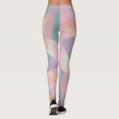 Abstracte pastelkleurige legging (Achterkant)