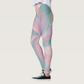 Abstracte pastelkleurige legging (Links)