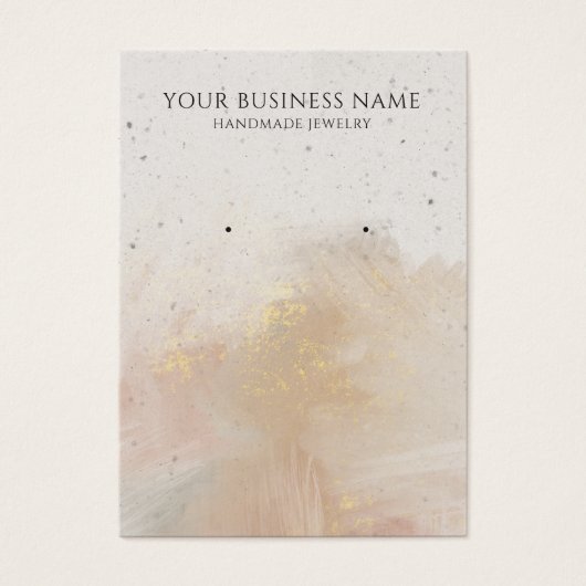 Abstracte Pastelpenseel die de Kaarten van de Vert Visitekaartje (Voorkant)