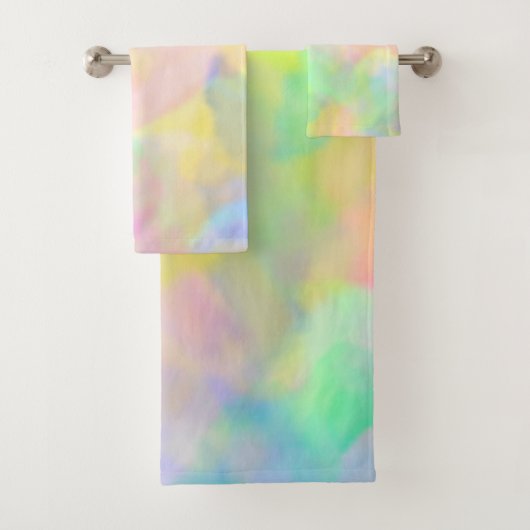  Abstracte pastels Bad Handdoek (Insitu)