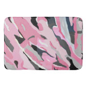 Abstracte pastels badmat (Voorkant)