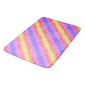 abstracte pastelstrepen badmat (Gekanteld)