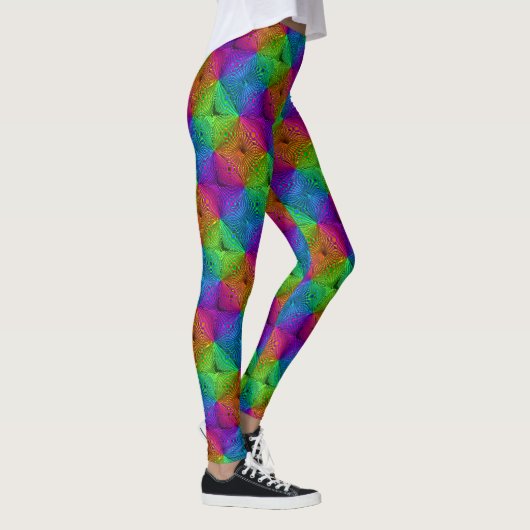 Abstracte patronen 3 Leggings (Rechts)